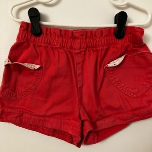BODEN girls shorts, with heart pockets - COPY
